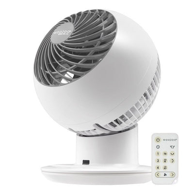 WOOZOO  Globe Multi Directional 5-Speed Oscillating Fan with Remote White NEW