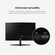 Samsung 27" Essential S3 (S36GD) Series FHD 1800R Curved Computer Monitor,