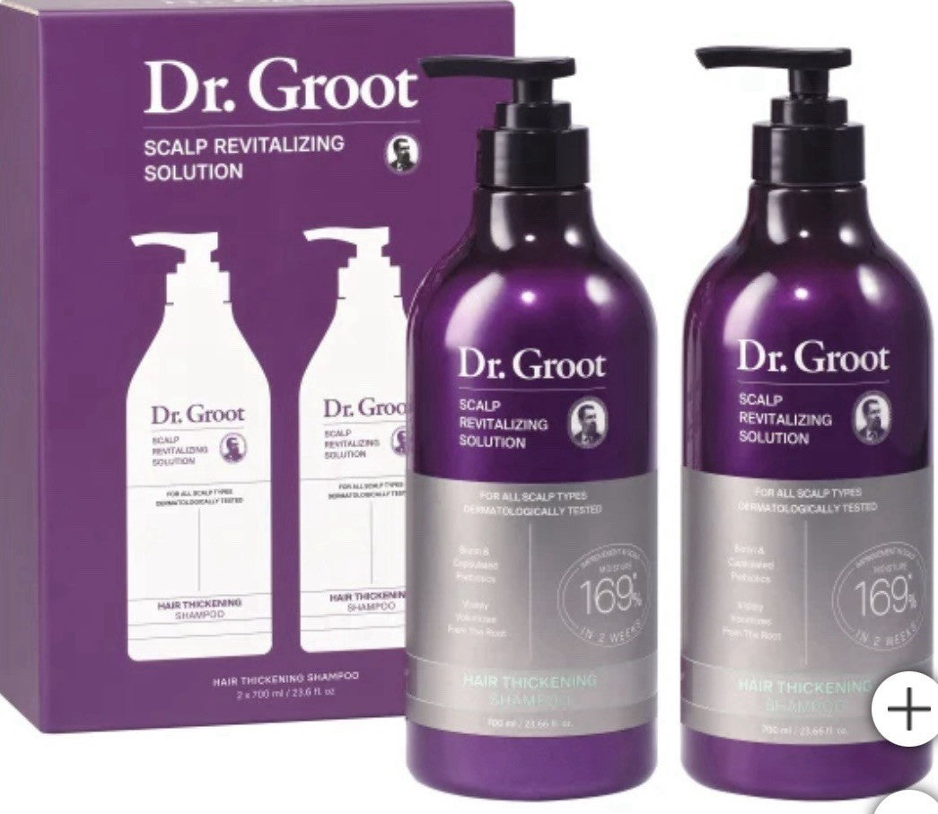 Dr. Groot Scalp Revitalizing Solution Hair Thickening Treatment 23.6Fl Oz 2-pack