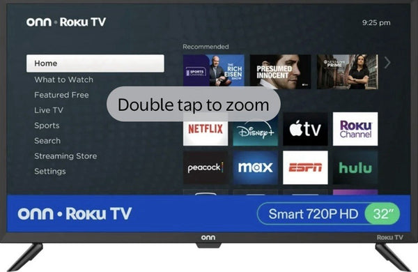 On 32 class HD(720p) LED Roku Smart  Television