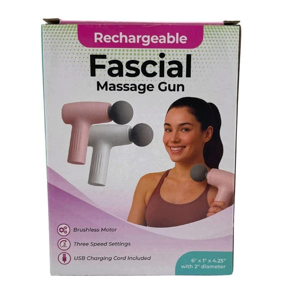 Three-Setting Rechargeable Lightweight Fascial Massage Gun Three-Setting -6 pcs