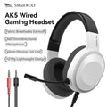 SMAILWOLF AK5 wired headset gaming headset lightweight e-sports gaming headset w