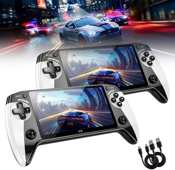 X9 Retro Handheld Game Console – Relive Classic Gaming in HD 5.5-Inch IPS