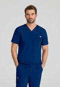 ScrubZone Womens Size Medium V-Neck Scrub Top Style 71221 NWT color BLUE