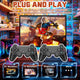2025 Retro Gaming Console - 64GB Game Stick with 20,000+ Games, Plug & Play