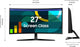 Samsung 27" Essential S3 (S36GD) Series FHD 1800R Curved Computer Monitor,