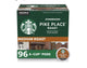 Starbucks K-Cup Coffee Pods Medium Roast, Pike Place for Keurig, 96 Pods Total