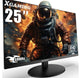 XGaming 25 Inch Monitor FHD 1080P 100Hz Frameless Computer Display 1ms 99% sR...