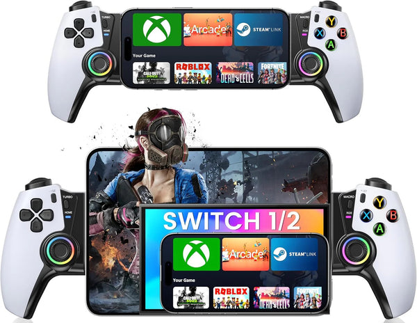 Wireless Phone Controller for iPhone/Android/Switch 1/2/OLED/iPad Mini With
