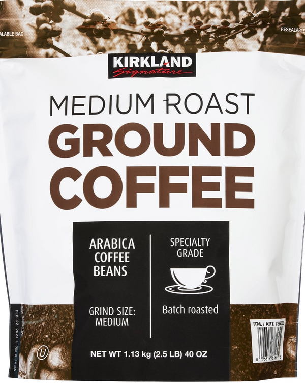 Kirkland Signature Medium Roast Coffee, 40 oz.