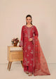 Pakistani elegant organza suit-free shipping