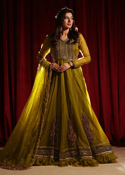 Rehan N Muzammil Embroidered Organza party Suit,FREE STITCHING  AND SHIPPING(SA)